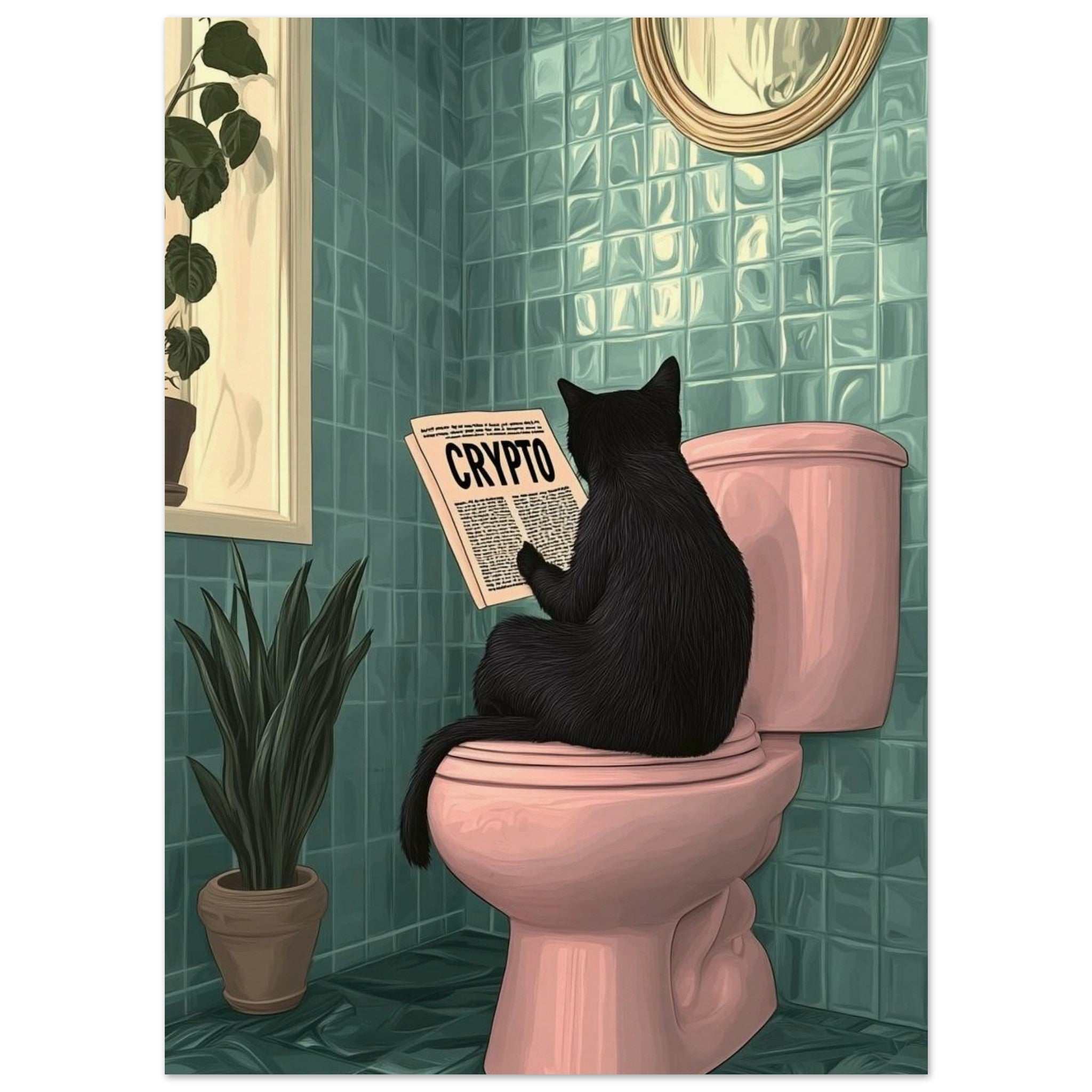 Market Cat Limited Edition Crypto Art