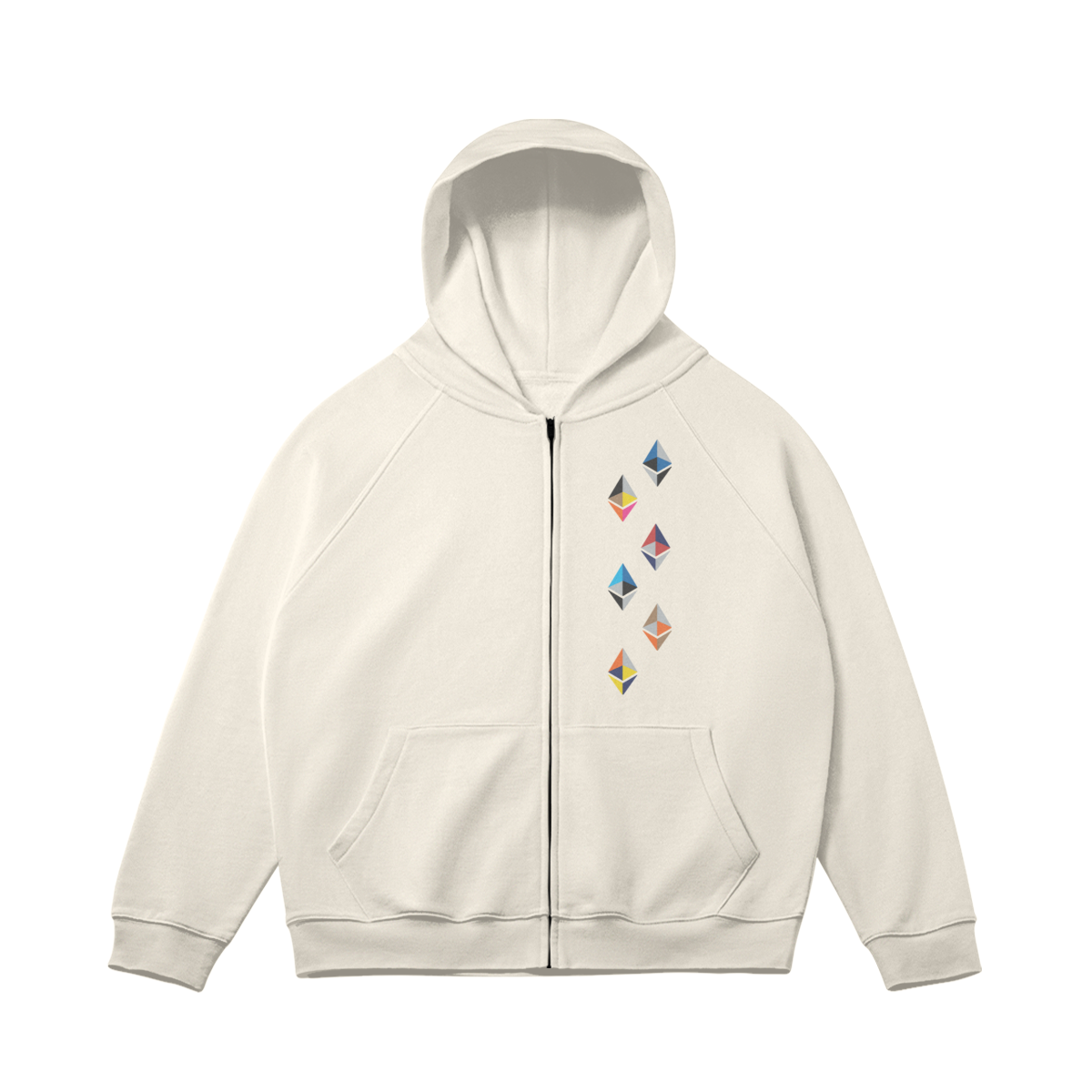 Ethereum Spectrum Zip-Up