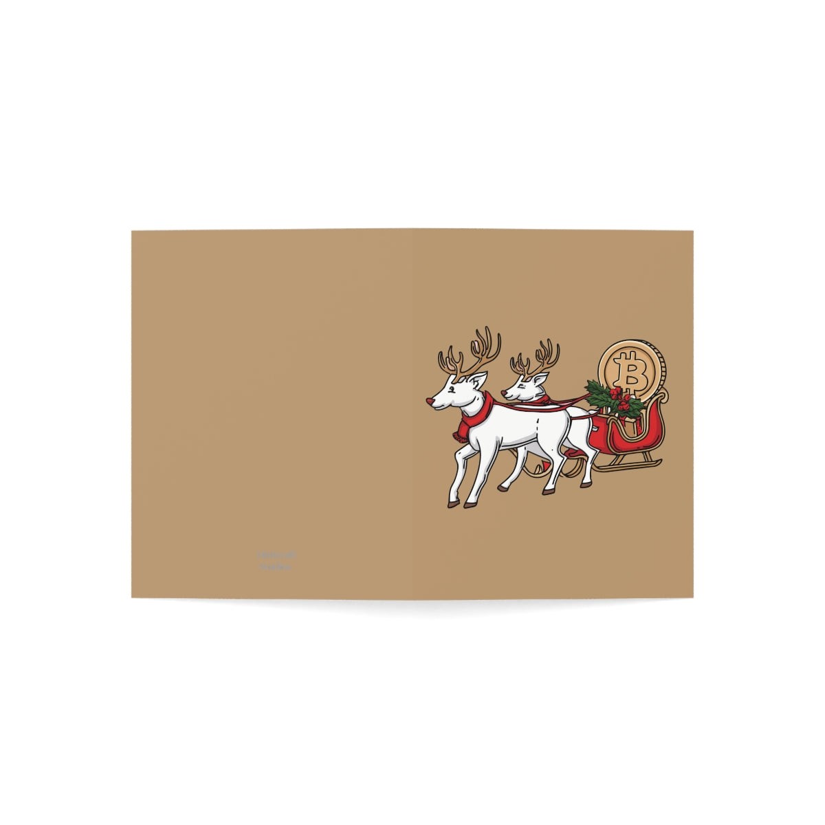 Bitcoin Holiday Greeting Card