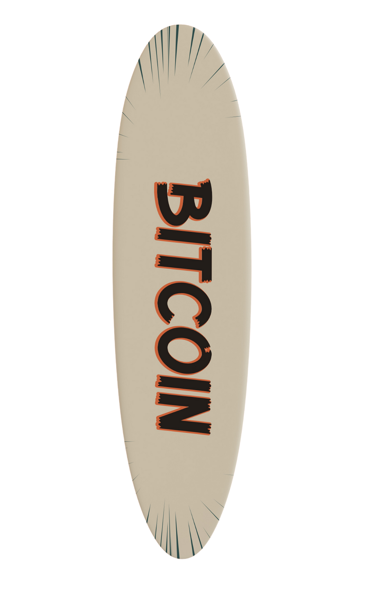 Bitcoin Block '09 Surfboard