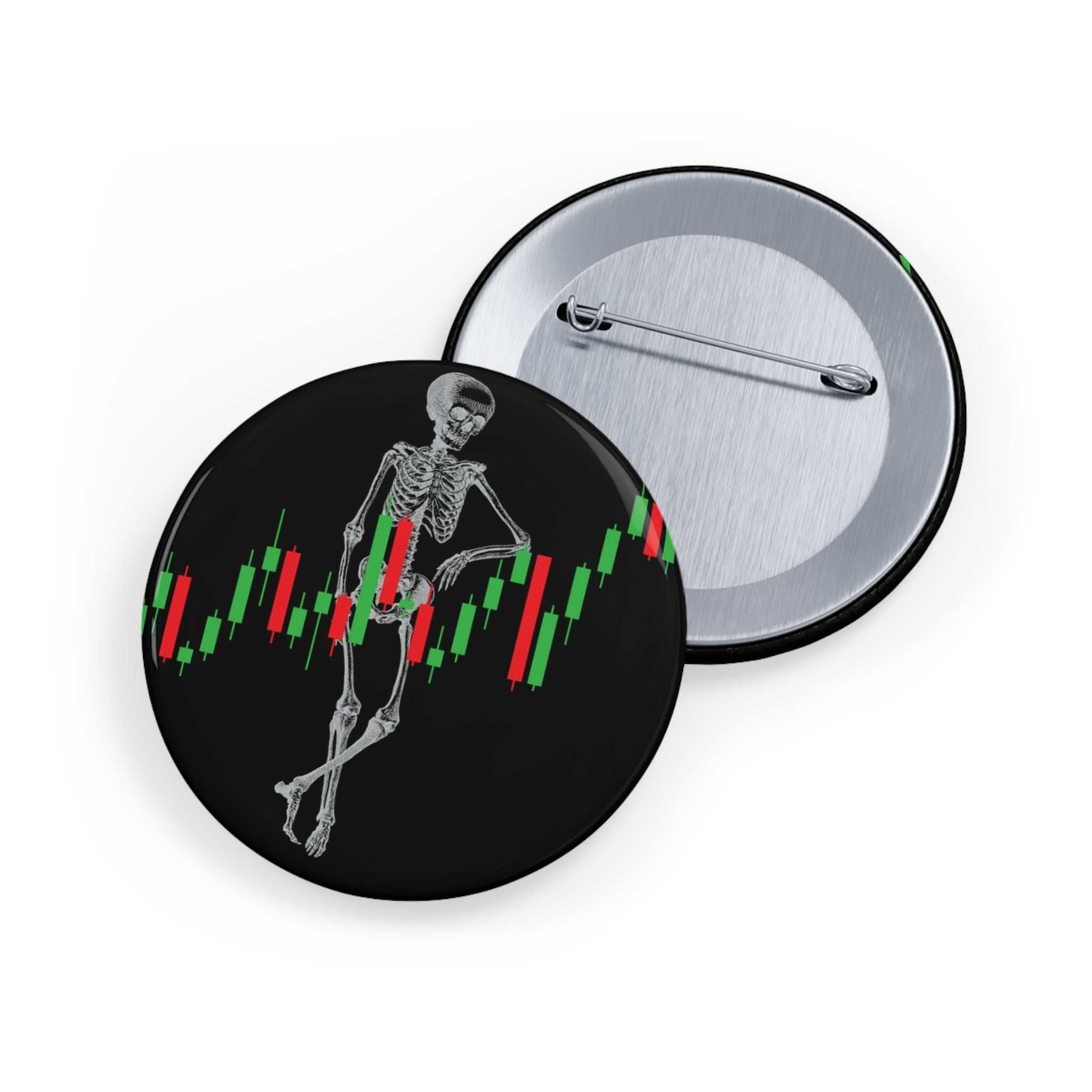 Bone & Candles Pin