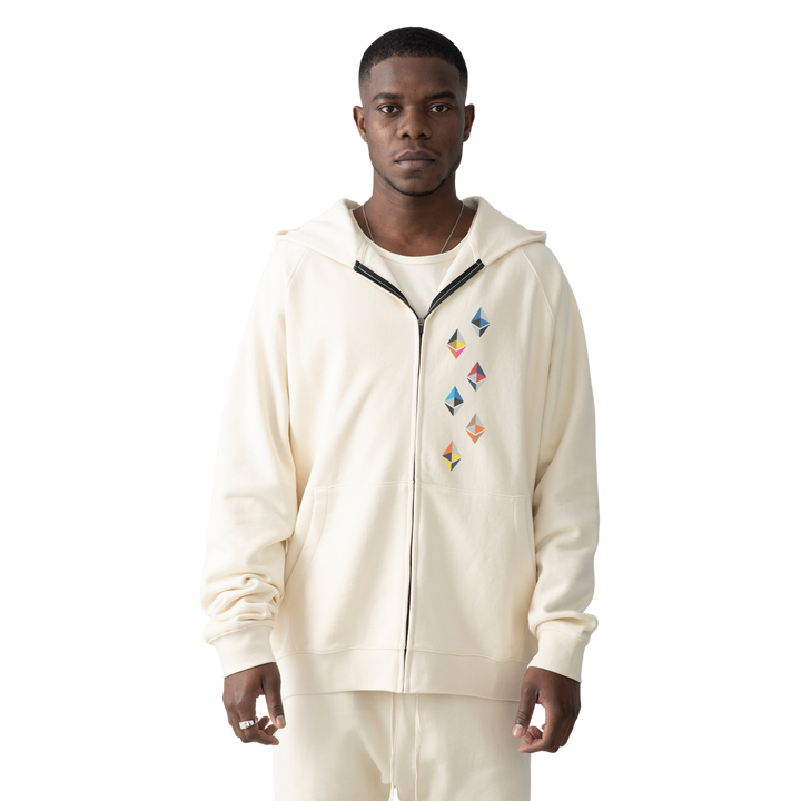 Ethereum Spectrum Zip-Up