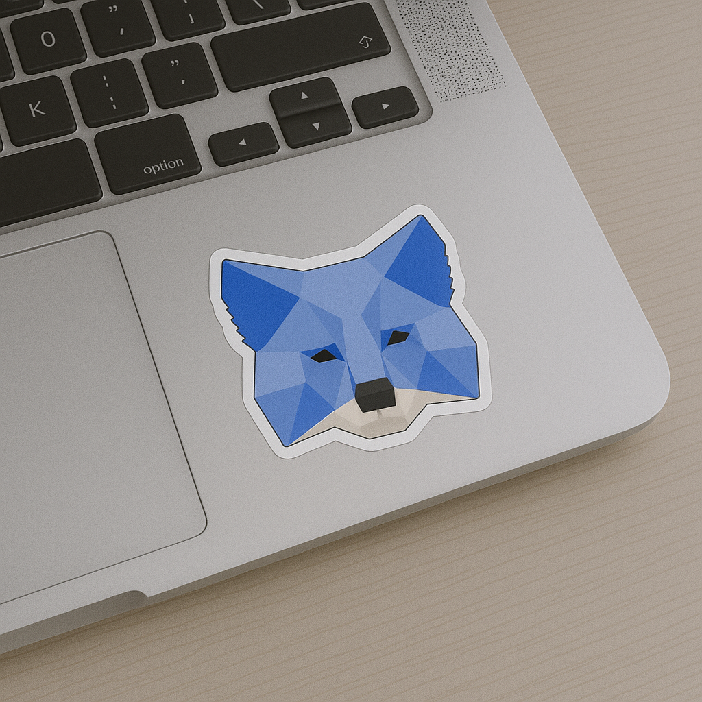 Metamask Blue Sticker