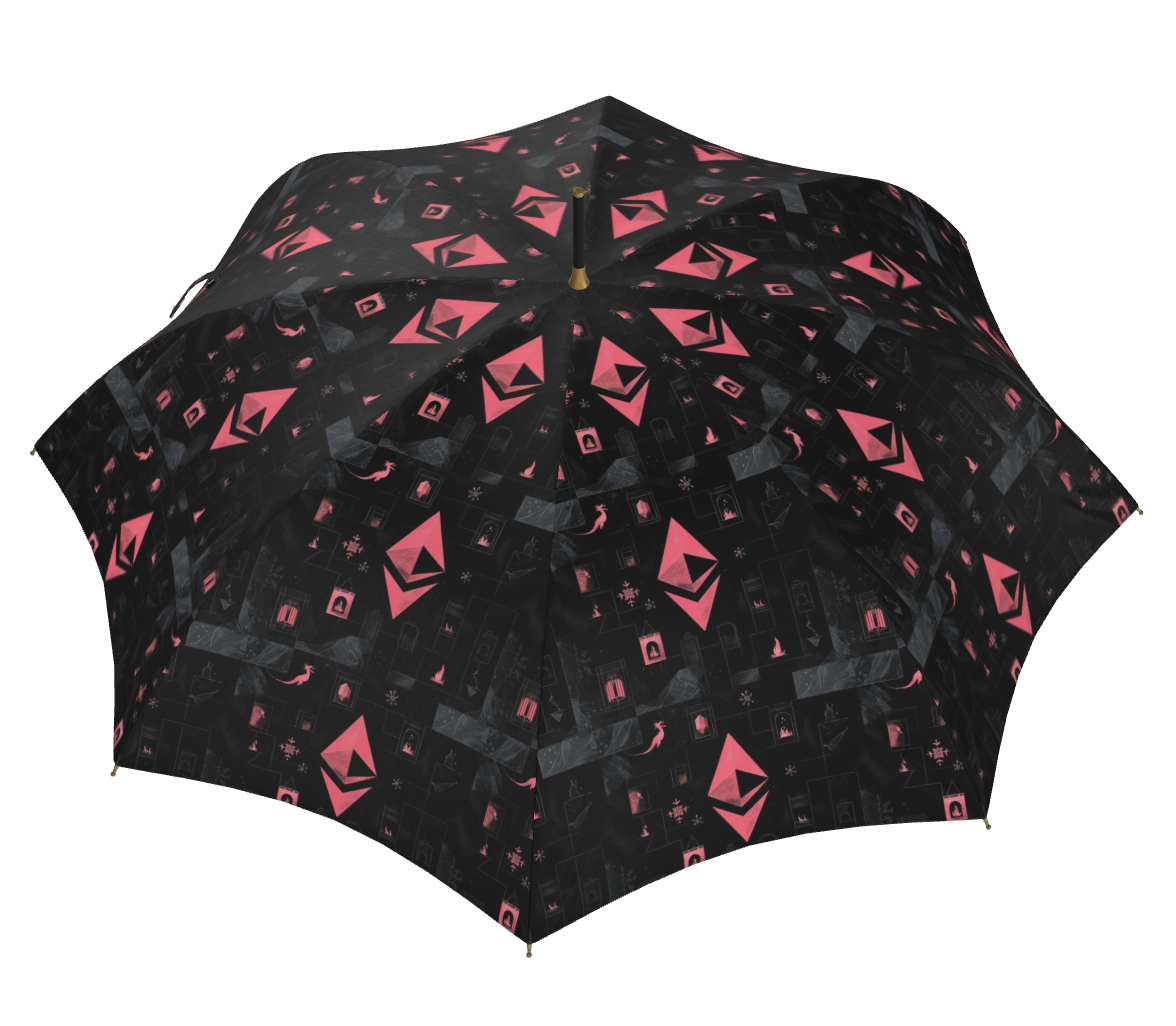 Pink Signature Umbrella