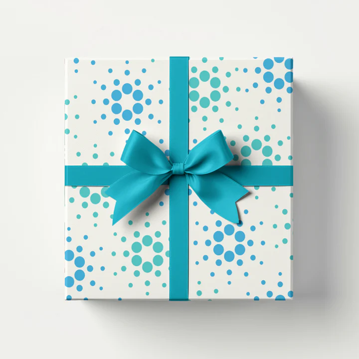 Cardano Festive Dot Wrapping Paper