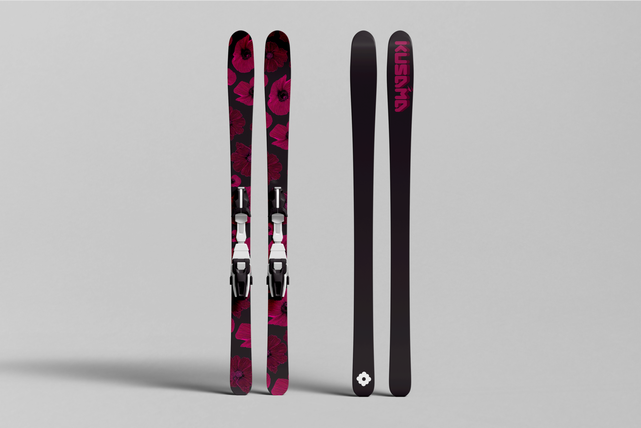 Kusama Blossom Skis