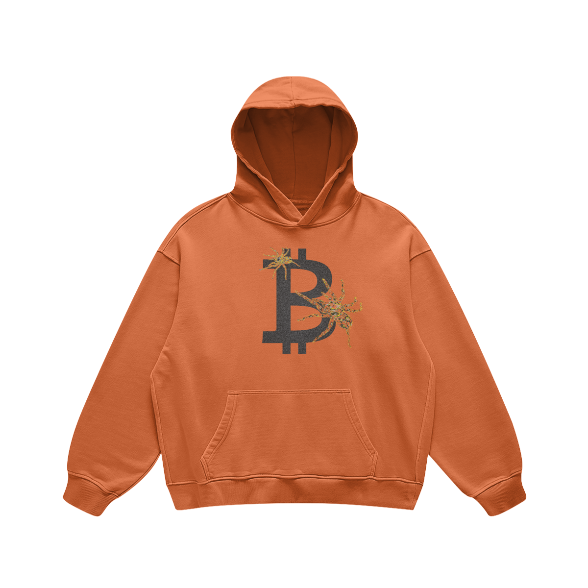 Bitcoin Arachnid Embroidered Hoodie