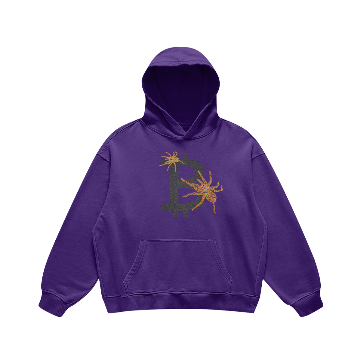 Bitcoin Arachnid Embroidered Hoodie