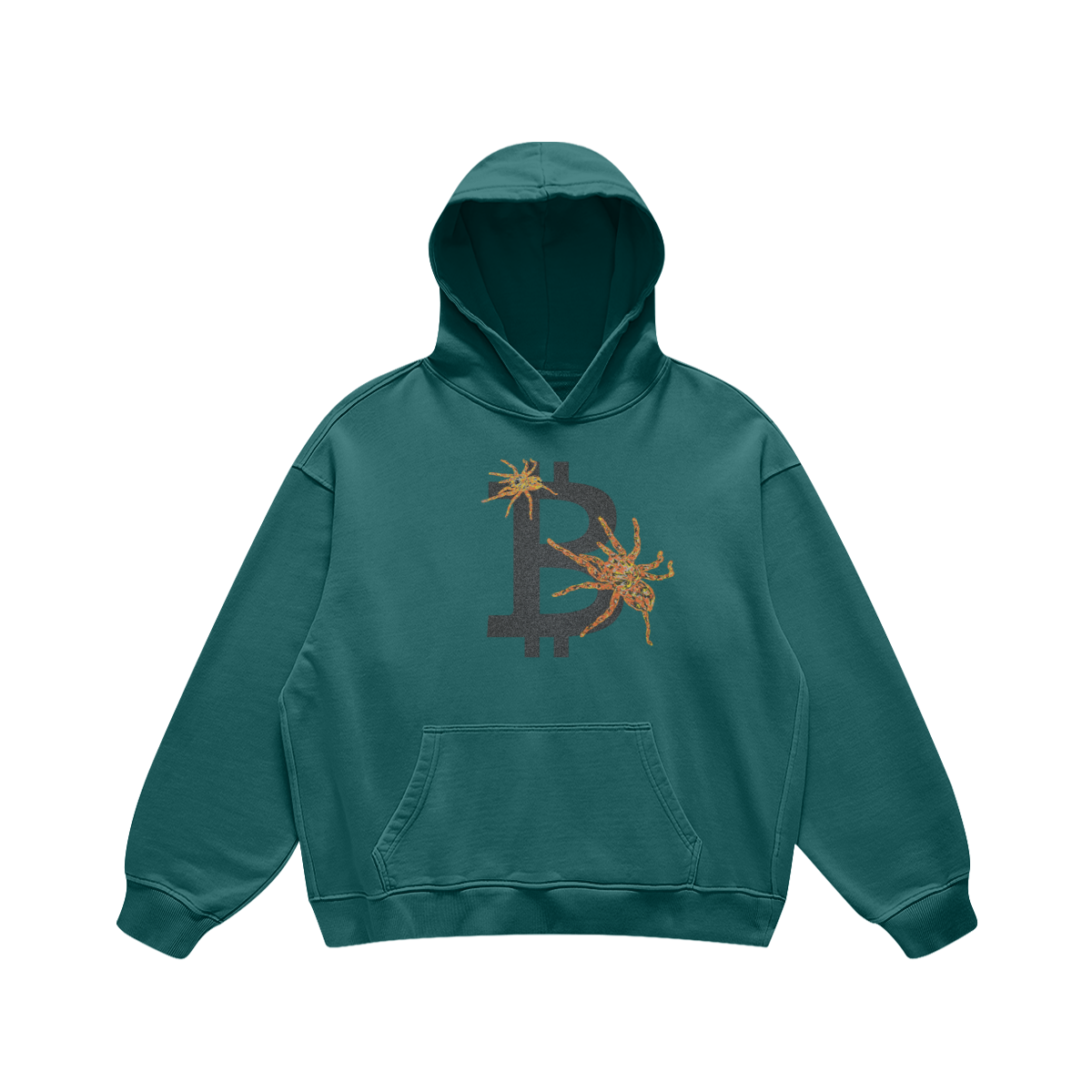Bitcoin Arachnid Embroidered Hoodie