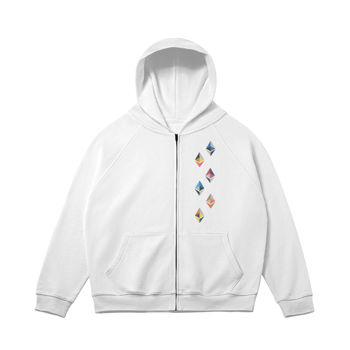 Ethereum Spectrum Zip-Up