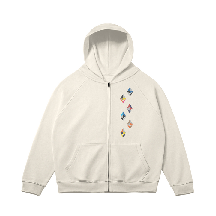 Ethereum Spectrum Zip-Up
