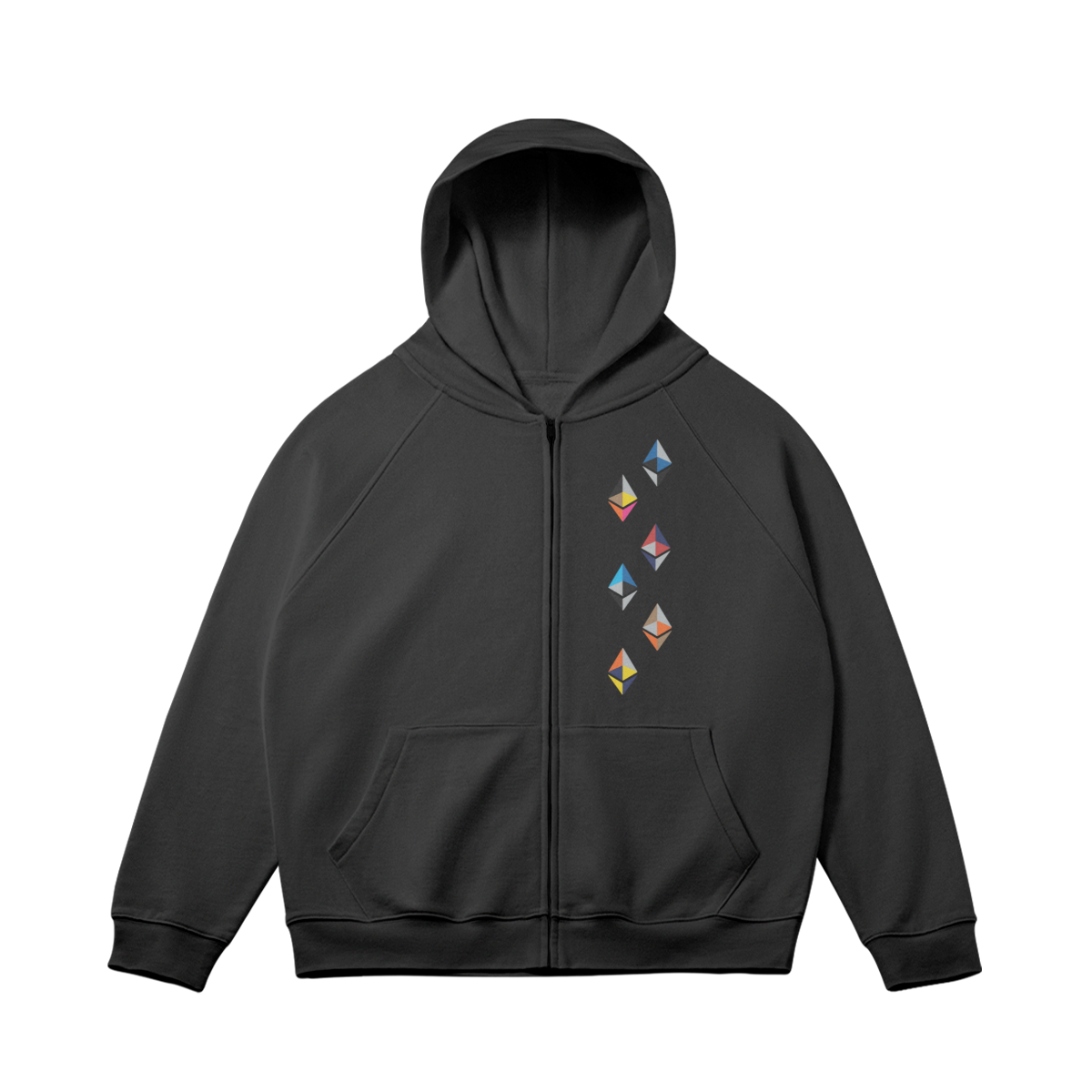 Ethereum Spectrum Zip-Up