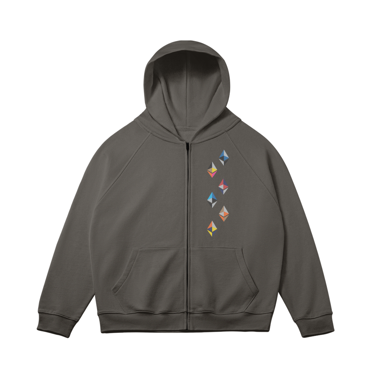 Ethereum Spectrum Zip-Up