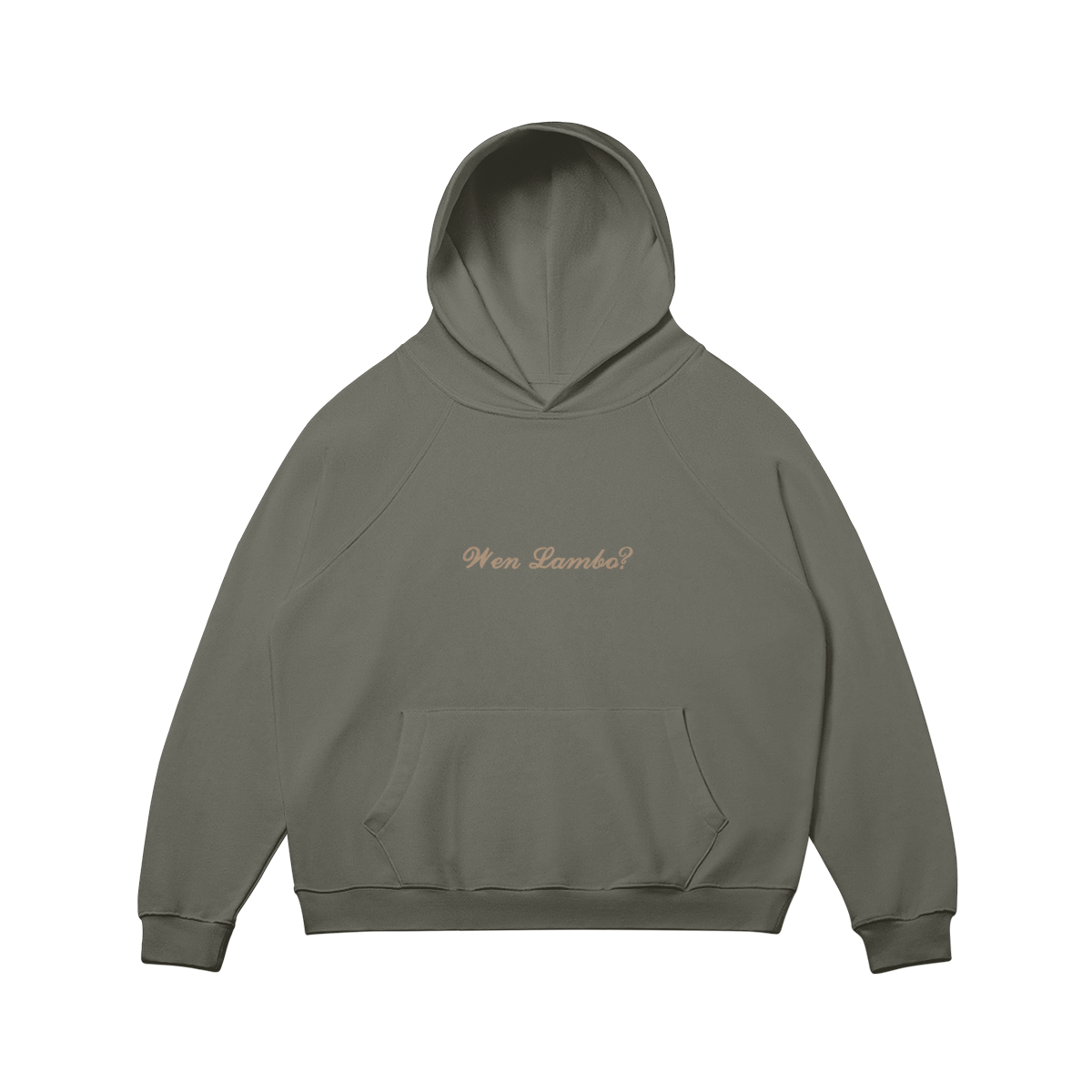 Wen Lambo Crypto Luxury Green Hoodie